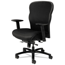 Load image into Gallery viewer, HON® wholesale. HON® Wave Mesh Big And Tall Chair, Supports Up To 450 Lbs., Black Seat-black Back, Black Base. HSD Wholesale: Janitorial Supplies, Breakroom Supplies, Office Supplies.