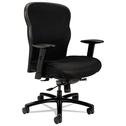 HON® wholesale. HON® Wave Mesh Big And Tall Chair, Supports Up To 450 Lbs., Black Seat-black Back, Black Base. HSD Wholesale: Janitorial Supplies, Breakroom Supplies, Office Supplies.