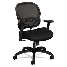 Load image into Gallery viewer, HON® wholesale. HON® Wave Mesh Mid-back Task Chair, Supports Up To 250 Lbs., Black Seat-black Back, Black Base. HSD Wholesale: Janitorial Supplies, Breakroom Supplies, Office Supplies.
