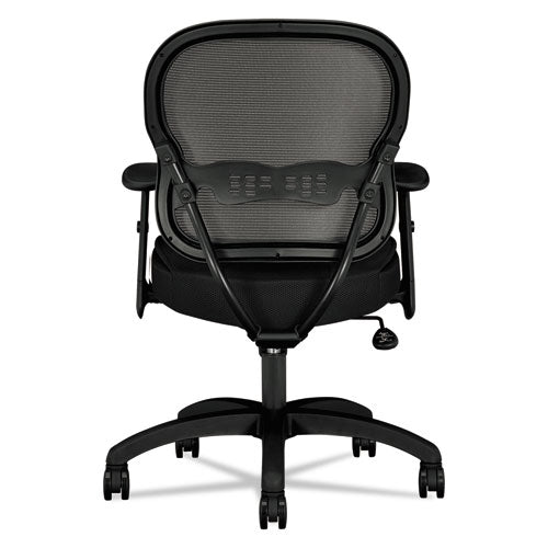 HON® wholesale. HON® Wave Mesh Mid-back Task Chair, Supports Up To 250 Lbs., Black Seat-black Back, Black Base. HSD Wholesale: Janitorial Supplies, Breakroom Supplies, Office Supplies.