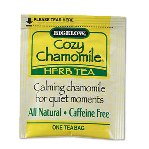 Bigelow® wholesale. BIGELOW Single Flavor Tea, Cozy Chamomile, 28 Bags-box. HSD Wholesale: Janitorial Supplies, Breakroom Supplies, Office Supplies.