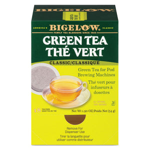 Bigelow® wholesale. BIGELOW Green Tea Pods, 1.90 Oz, 18-box. HSD Wholesale: Janitorial Supplies, Breakroom Supplies, Office Supplies.