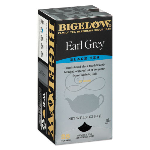 Bigelow® wholesale. BIGELOW Earl Grey Black Tea, 28-box. HSD Wholesale: Janitorial Supplies, Breakroom Supplies, Office Supplies.