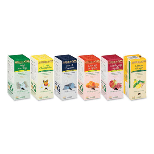 Bigelow® wholesale. BIGELOW Assorted Tea Packs, Six Flavors, 28-box, 168-carton. HSD Wholesale: Janitorial Supplies, Breakroom Supplies, Office Supplies.