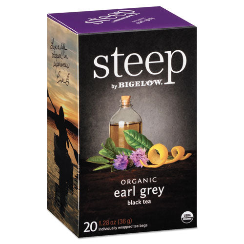Bigelow® wholesale. BIGELOW Steep Tea, Earl Grey, 1.28 Oz Tea Bag, 20-box. HSD Wholesale: Janitorial Supplies, Breakroom Supplies, Office Supplies.