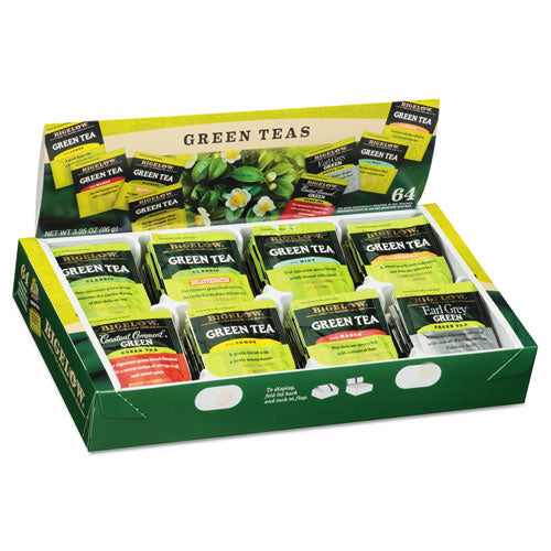Bigelow® wholesale. BIGELOW Green Tea Assortment, Tea Bags, 64-box, 6 Boxes-carton. HSD Wholesale: Janitorial Supplies, Breakroom Supplies, Office Supplies.