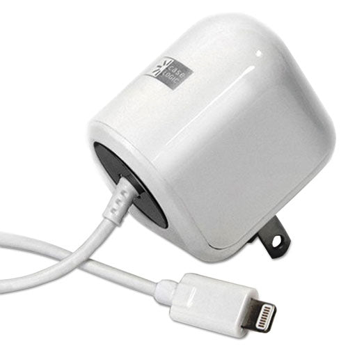 Case Logic® wholesale. Dedicated Lightning Home Charger, 2.1 Amp, White. HSD Wholesale: Janitorial Supplies, Breakroom Supplies, Office Supplies.