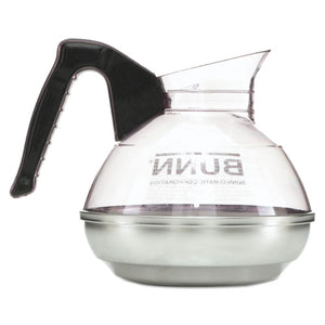 BUNN® wholesale. 64 Oz. Easy Pour Decanter, Black Handle. HSD Wholesale: Janitorial Supplies, Breakroom Supplies, Office Supplies.