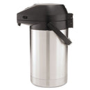 BUNN® wholesale. 2.5 Liter Lever Action Airpot, Stainless Steel. HSD Wholesale: Janitorial Supplies, Breakroom Supplies, Office Supplies.