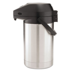 BUNN® wholesale. 2.5 Liter Lever Action Airpot, Stainless Steel. HSD Wholesale: Janitorial Supplies, Breakroom Supplies, Office Supplies.