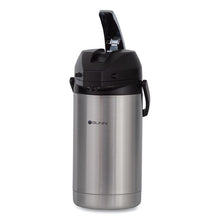 Load image into Gallery viewer, BUNN® wholesale. 3 Liter Lever Action Airpot, Stainless Steel-black. HSD Wholesale: Janitorial Supplies, Breakroom Supplies, Office Supplies.