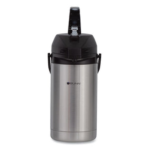 BUNN® wholesale. 3 Liter Lever Action Airpot, Stainless Steel-black. HSD Wholesale: Janitorial Supplies, Breakroom Supplies, Office Supplies.