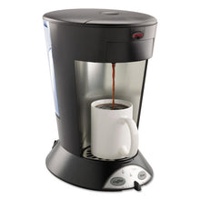 Load image into Gallery viewer, BUNN® wholesale. My Cafe Pourover Commercial Grade Coffee-tea Pod Brewer, Stainless Steel, Black. HSD Wholesale: Janitorial Supplies, Breakroom Supplies, Office Supplies.