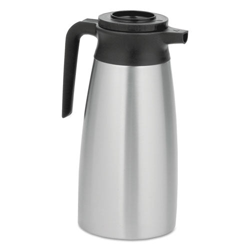 BUNN® wholesale. 1.9 Liter Thermal Pitcher, Stainless Steel-black. HSD Wholesale: Janitorial Supplies, Breakroom Supplies, Office Supplies.