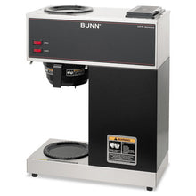 Load image into Gallery viewer, BUNN® wholesale. Vpr Two Burner Pourover Coffee Brewer, Stainless Steel, Black. HSD Wholesale: Janitorial Supplies, Breakroom Supplies, Office Supplies.