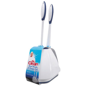 Mr. Clean® wholesale. Mr. Clean® Turbo Plunger And Bowl Brush Set, 12 1-2" Handle With 6" Dia Bowl, White. HSD Wholesale: Janitorial Supplies, Breakroom Supplies, Office Supplies.