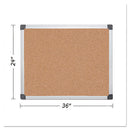 MasterVision® wholesale. Value Cork Bulletin Board With Aluminum Frame, 24 X 36, Natural. HSD Wholesale: Janitorial Supplies, Breakroom Supplies, Office Supplies.