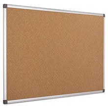 Load image into Gallery viewer, MasterVision® wholesale. Value Cork Bulletin Board With Aluminum Frame, 24 X 36, Natural. HSD Wholesale: Janitorial Supplies, Breakroom Supplies, Office Supplies.