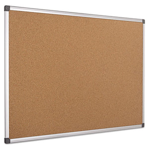 MasterVision® wholesale. Value Cork Bulletin Board With Aluminum Frame, 24 X 36, Natural. HSD Wholesale: Janitorial Supplies, Breakroom Supplies, Office Supplies.