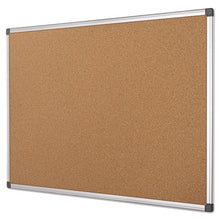 Load image into Gallery viewer, MasterVision® wholesale. Value Cork Bulletin Board With Aluminum Frame, 24 X 36, Natural. HSD Wholesale: Janitorial Supplies, Breakroom Supplies, Office Supplies.