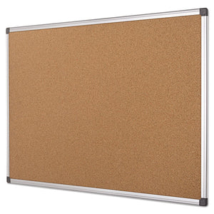 MasterVision® wholesale. Value Cork Bulletin Board With Aluminum Frame, 24 X 36, Natural. HSD Wholesale: Janitorial Supplies, Breakroom Supplies, Office Supplies.