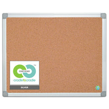 Load image into Gallery viewer, MasterVision® wholesale. Earth Cork Board, 24 X 36, Aluminum Frame. HSD Wholesale: Janitorial Supplies, Breakroom Supplies, Office Supplies.