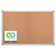 Load image into Gallery viewer, MasterVision® wholesale. Earth Cork Board, 48 X 72, Aluminum Frame. HSD Wholesale: Janitorial Supplies, Breakroom Supplies, Office Supplies.