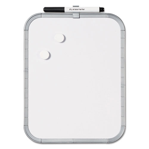 MasterVision® wholesale. Magnetic Dry Erase Board, 11 X 14, White Plastic Frame. HSD Wholesale: Janitorial Supplies, Breakroom Supplies, Office Supplies.