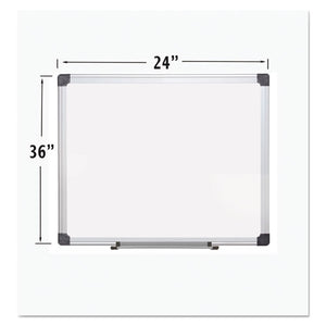 MasterVision® wholesale. Porcelain Value Dry Erase Board, 24 X 36, White, Aluminum Frame. HSD Wholesale: Janitorial Supplies, Breakroom Supplies, Office Supplies.