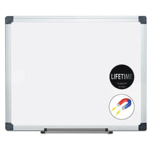 Load image into Gallery viewer, MasterVision® wholesale. Porcelain Value Dry Erase Board, 24 X 36, White, Aluminum Frame. HSD Wholesale: Janitorial Supplies, Breakroom Supplies, Office Supplies.