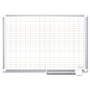 MasterVision® wholesale. Gridded Magnetic Porcelain Planning Board, 1 X 2 Grid, 72 X 48, Aluminum Frame. HSD Wholesale: Janitorial Supplies, Breakroom Supplies, Office Supplies.