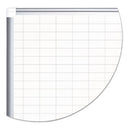MasterVision® wholesale. Gridded Magnetic Porcelain Planning Board, 1 X 2 Grid, 72 X 48, Aluminum Frame. HSD Wholesale: Janitorial Supplies, Breakroom Supplies, Office Supplies.