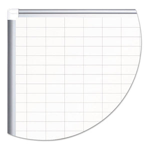 MasterVision® wholesale. Gridded Magnetic Porcelain Planning Board, 1 X 2 Grid, 72 X 48, Aluminum Frame. HSD Wholesale: Janitorial Supplies, Breakroom Supplies, Office Supplies.