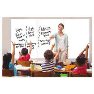 MasterVision® wholesale. Magnetic Dry Erase Tile Board, 38 1-2 X 58, White Surface. HSD Wholesale: Janitorial Supplies, Breakroom Supplies, Office Supplies.