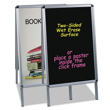 Load image into Gallery viewer, MasterVision® wholesale. Wet Erase Board, 27x34, Black, Aluminum Frame. HSD Wholesale: Janitorial Supplies, Breakroom Supplies, Office Supplies.