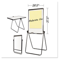 MasterVision® wholesale. Folds-to-a-table Melamine Easel, 28 1-2 X 37 1-2, White, Steel-laminate. HSD Wholesale: Janitorial Supplies, Breakroom Supplies, Office Supplies.