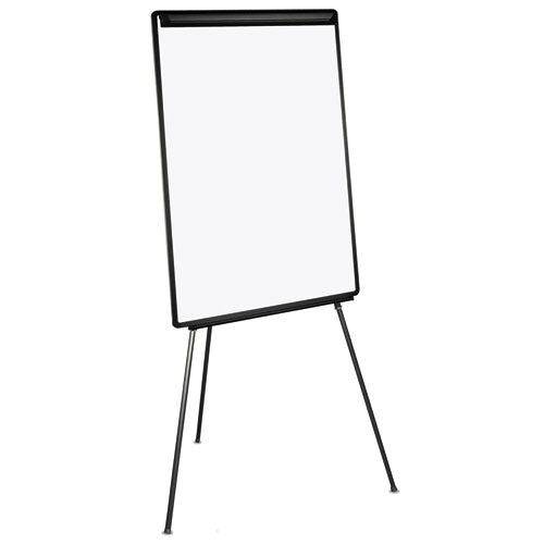 MasterVision® wholesale. Basic Tripod Melamine Presentation Easel, 22 1-2 X 42, White-black. HSD Wholesale: Janitorial Supplies, Breakroom Supplies, Office Supplies.