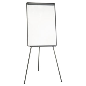 MasterVision® wholesale. Basic Tripod Melamine Presentation Easel, 22 1-2 X 42, White-black. HSD Wholesale: Janitorial Supplies, Breakroom Supplies, Office Supplies.