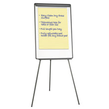 Load image into Gallery viewer, MasterVision® wholesale. Basic Tripod Melamine Presentation Easel, 22 1-2 X 42, White-black. HSD Wholesale: Janitorial Supplies, Breakroom Supplies, Office Supplies.