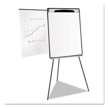 Load image into Gallery viewer, MasterVision® wholesale. Magnetic Gold Ultra Dry Erase Tripod Easel W- Ext Arms, 32&quot; To 72&quot;, Black-silver. HSD Wholesale: Janitorial Supplies, Breakroom Supplies, Office Supplies.