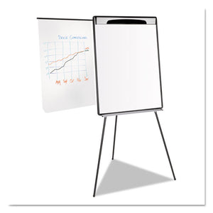 MasterVision® wholesale. Magnetic Gold Ultra Dry Erase Tripod Easel W- Ext Arms, 32" To 72", Black-silver. HSD Wholesale: Janitorial Supplies, Breakroom Supplies, Office Supplies.