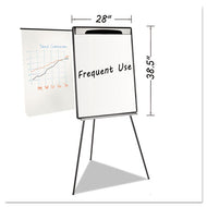 MasterVision® wholesale. Magnetic Gold Ultra Dry Erase Tripod Easel W- Ext Arms, 32