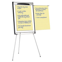 Load image into Gallery viewer, MasterVision® wholesale. Tripod Extension Bar Magnetic Dry-erase Easel, 39&quot; To 72&quot; High, Black-silver. HSD Wholesale: Janitorial Supplies, Breakroom Supplies, Office Supplies.