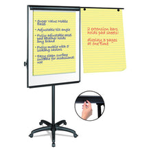 Load image into Gallery viewer, MasterVision® wholesale. Silver Easy Clean Dry Erase Mobile Presentation Easel, 44&quot; To 75-1-4&quot; High. HSD Wholesale: Janitorial Supplies, Breakroom Supplies, Office Supplies.