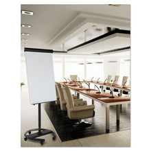 Load image into Gallery viewer, MasterVision® wholesale. 360 Multi-use Mobile Magnetic Dry Erase Easel, 27 X 41, Black Frame. HSD Wholesale: Janitorial Supplies, Breakroom Supplies, Office Supplies.