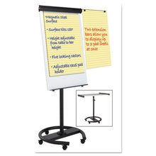 Load image into Gallery viewer, MasterVision® wholesale. 360 Multi-use Mobile Magnetic Dry Erase Easel, 27 X 41, Black Frame. HSD Wholesale: Janitorial Supplies, Breakroom Supplies, Office Supplies.