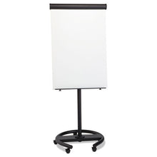 Load image into Gallery viewer, MasterVision® wholesale. 360 Multi-use Mobile Magnetic Dry Erase Easel, 27 X 41, Black Frame. HSD Wholesale: Janitorial Supplies, Breakroom Supplies, Office Supplies.