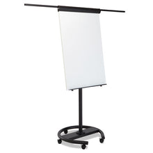 Load image into Gallery viewer, MasterVision® wholesale. 360 Multi-use Mobile Magnetic Dry Erase Easel, 27 X 41, Black Frame. HSD Wholesale: Janitorial Supplies, Breakroom Supplies, Office Supplies.