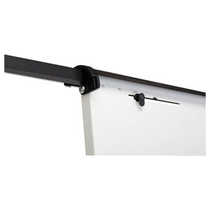 MasterVision® wholesale. 360 Multi-use Mobile Magnetic Dry Erase Easel, 27 X 41, Black Frame. HSD Wholesale: Janitorial Supplies, Breakroom Supplies, Office Supplies.