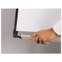 Load image into Gallery viewer, MasterVision® wholesale. Platinum Mobile Easel, White, 29 X 41, Black Frame. HSD Wholesale: Janitorial Supplies, Breakroom Supplies, Office Supplies.